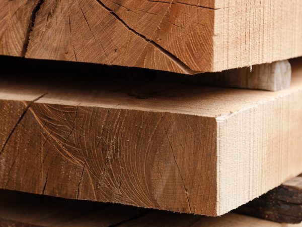 Bois brut et bois avivés